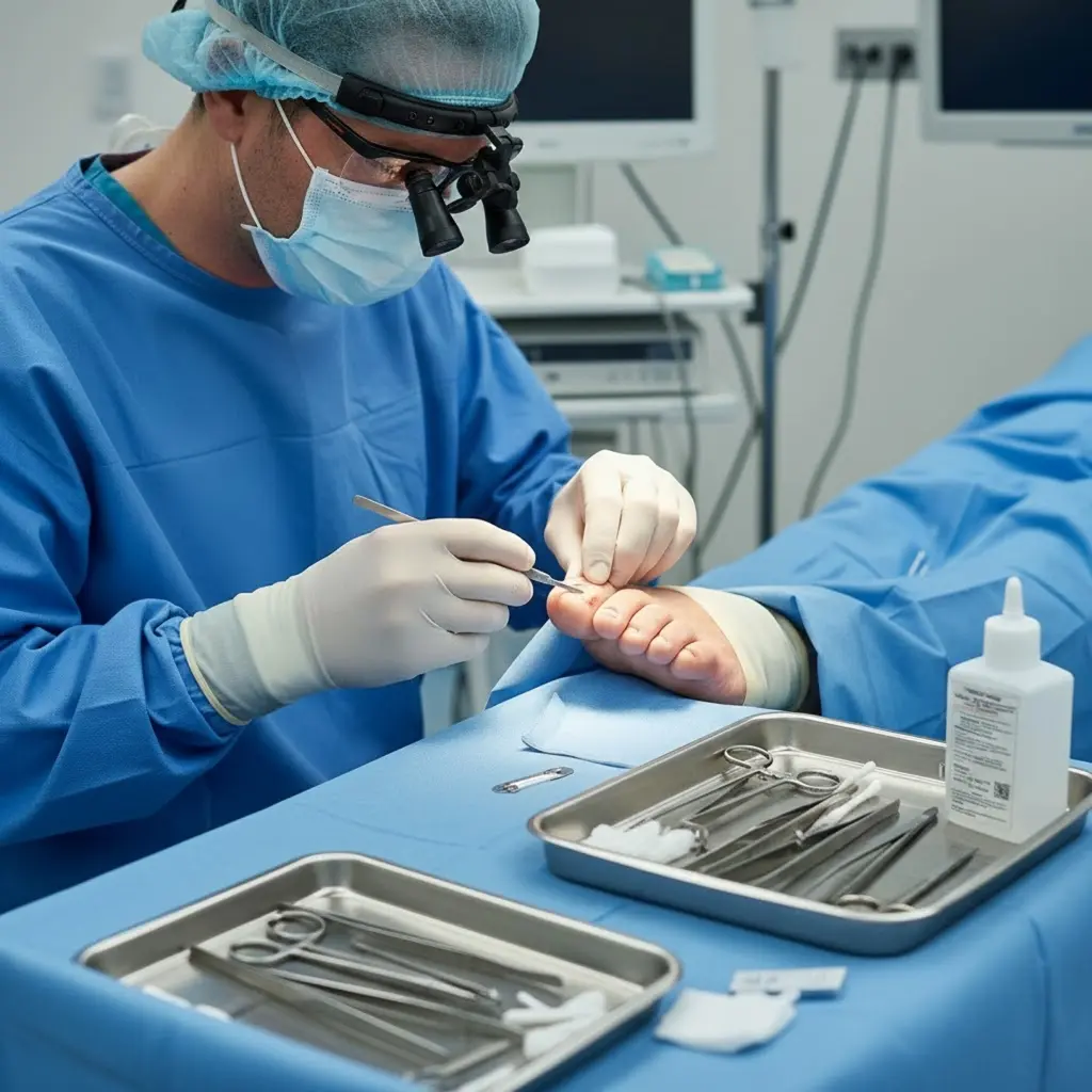 Cirugia de lecho ungueal